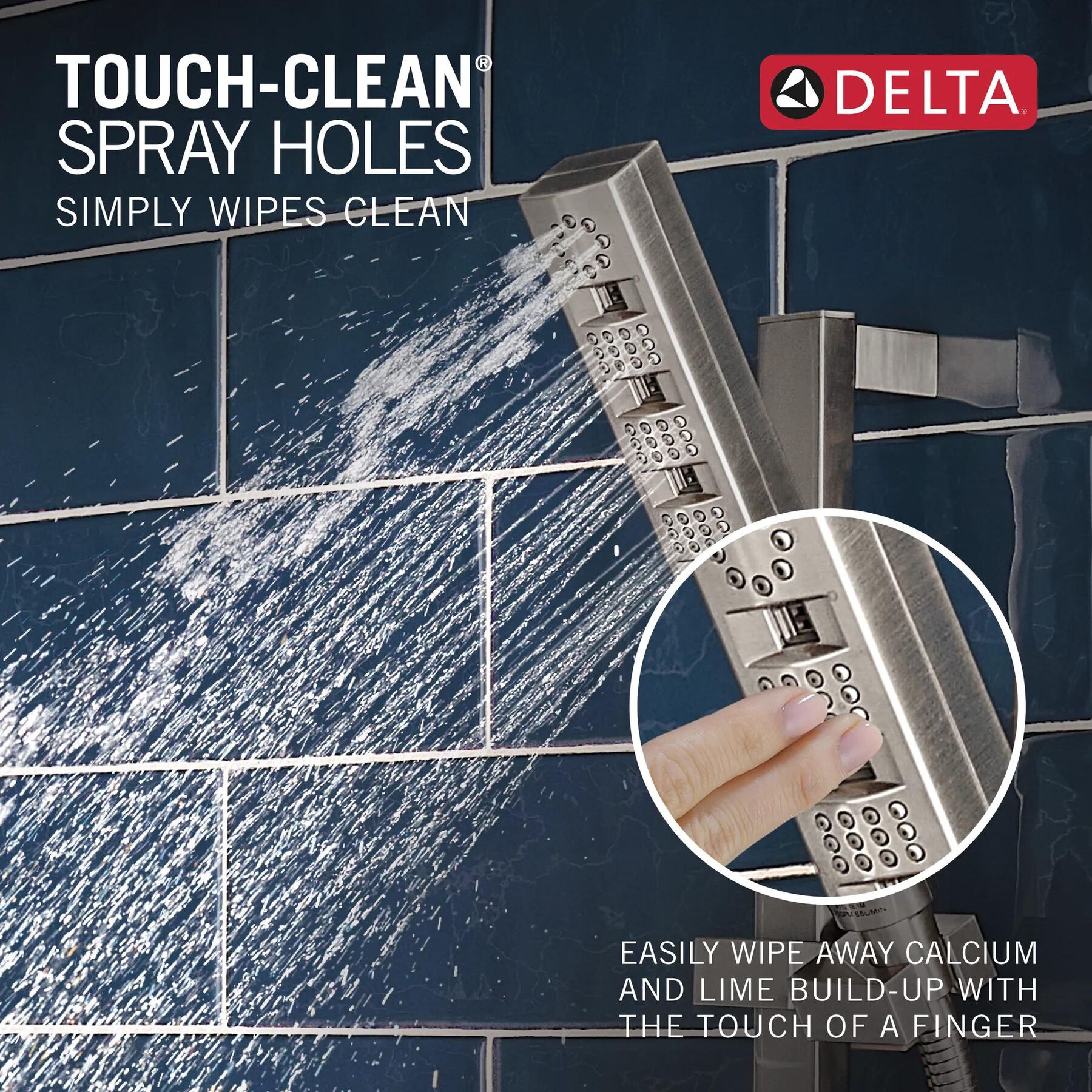 H<sub>2</sub>Okinetic&reg; Hand Shower 1.75 GPM w/Slide Bar 4S