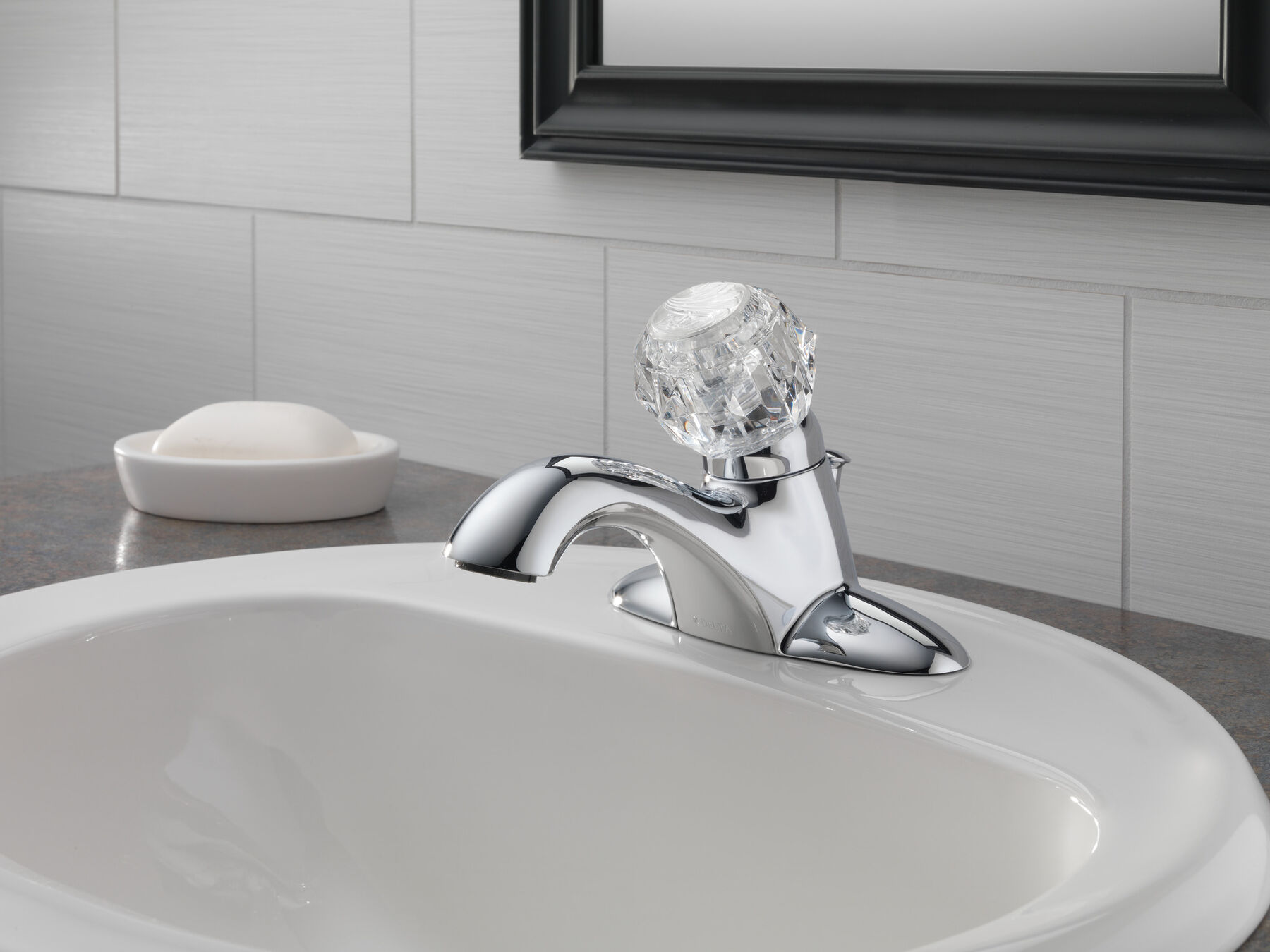 Single Handle Centerset Bathroom Faucet