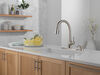 Single Handle Pull-Down Kitchen Faucet with Soap Dispenser and ShieldSpray Technology