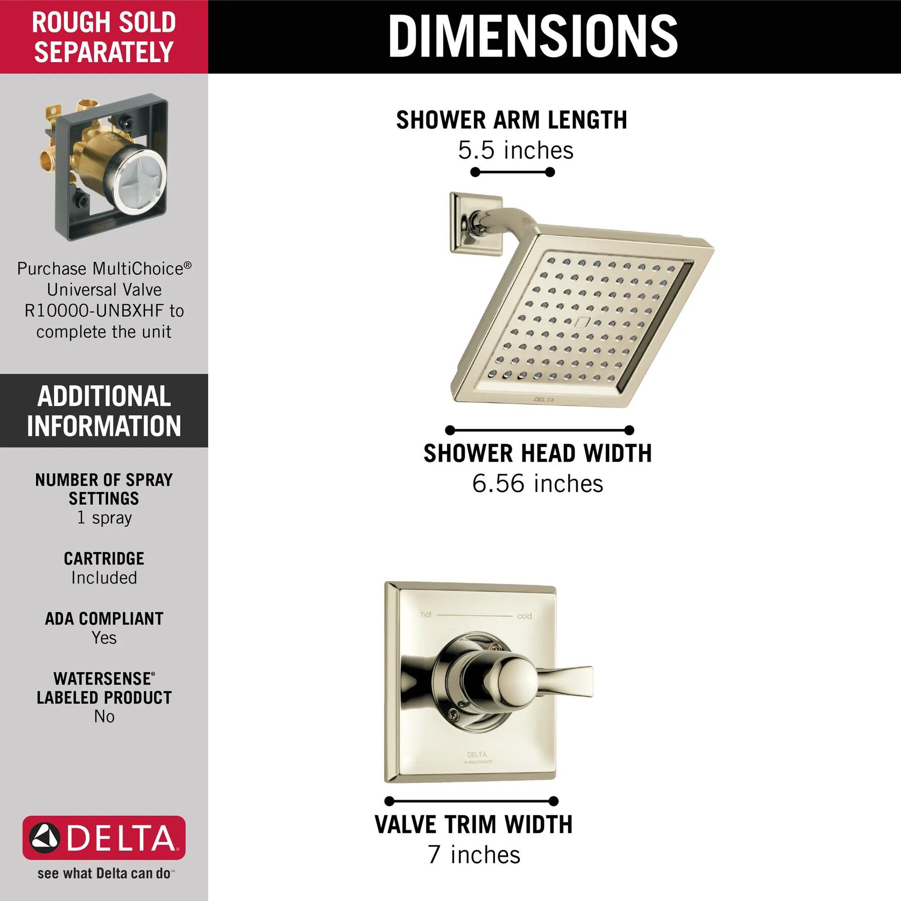 Shower Trim 14S (Recertified)