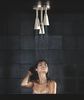 H<sub>2</sub>Okinetic&reg; Pendant Raincan Shower Head with LED Light