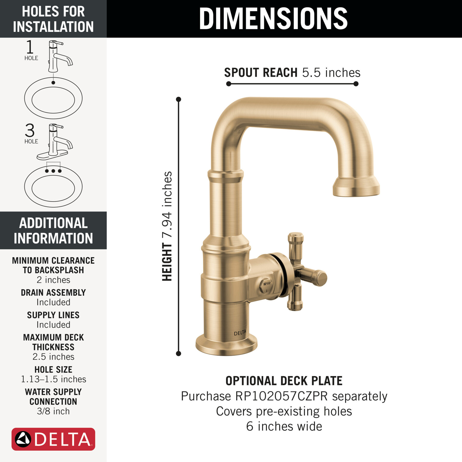 Single Handle Bathroom Faucet