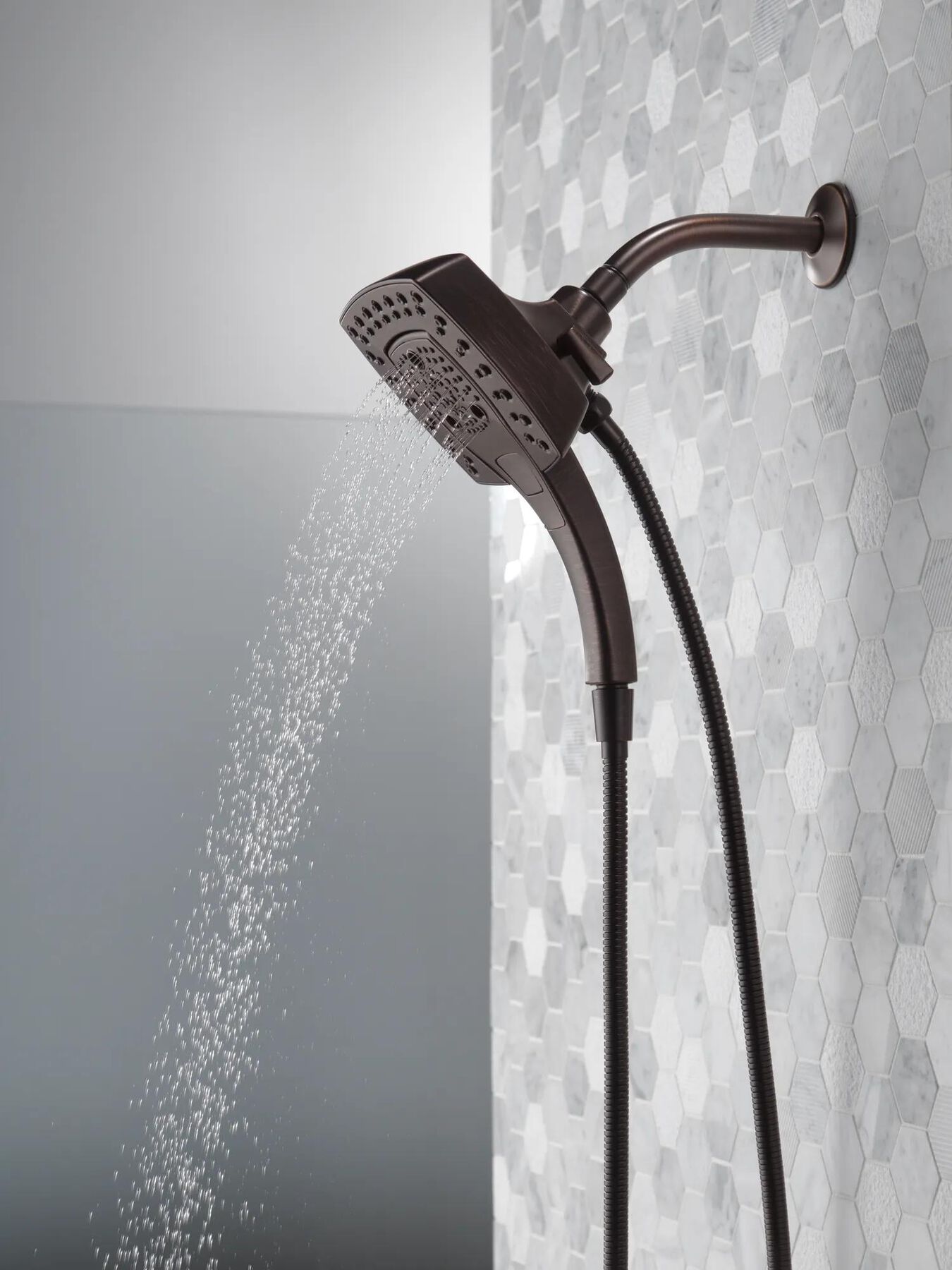 H<sub>2</sub>Okinetic&reg; In2ition&reg; 5-Setting Two-in-One Shower (Recertified)