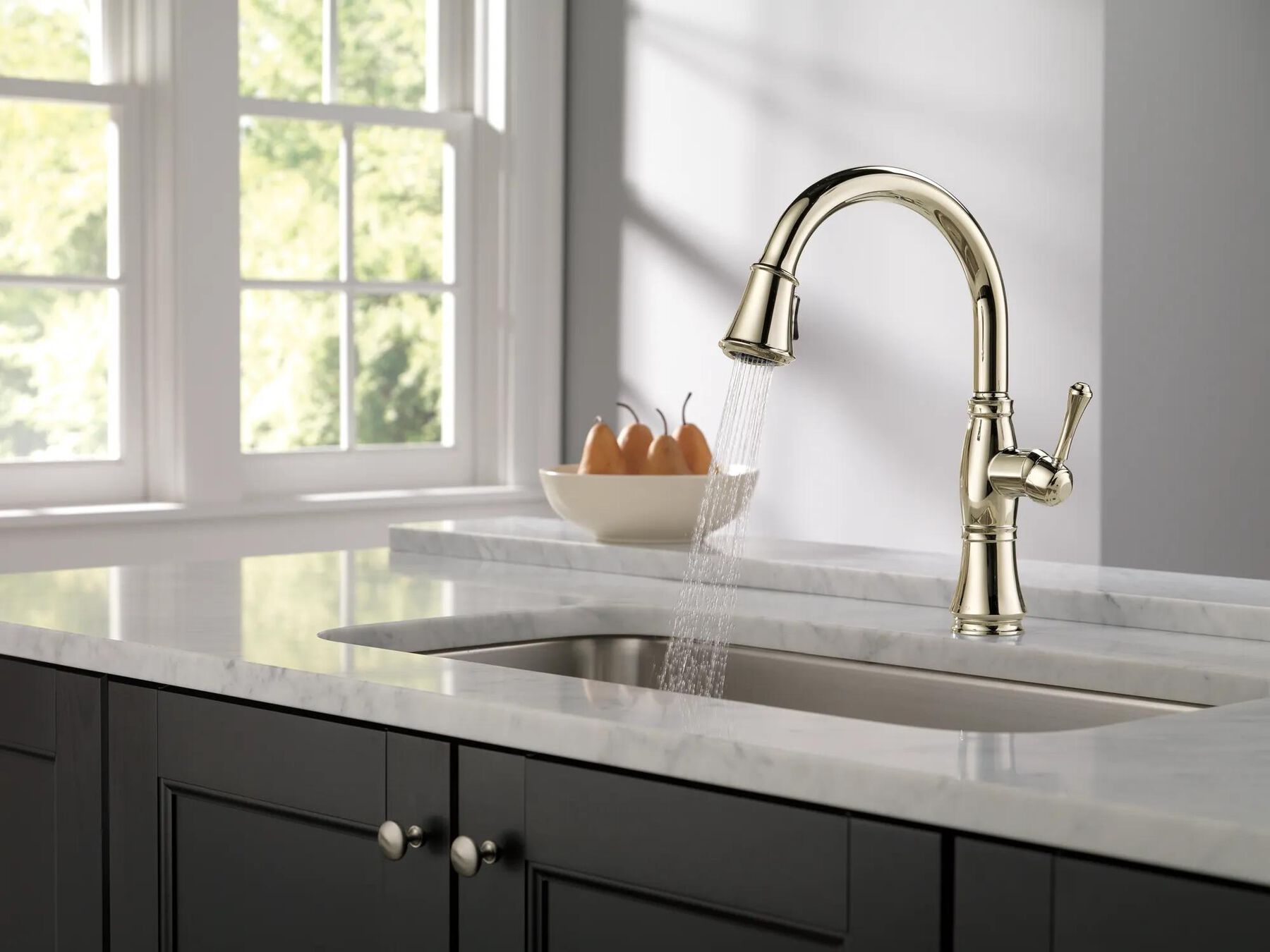 Single Handle Pull-Down Kitchen Faucet with ShieldSpray&reg; Technology