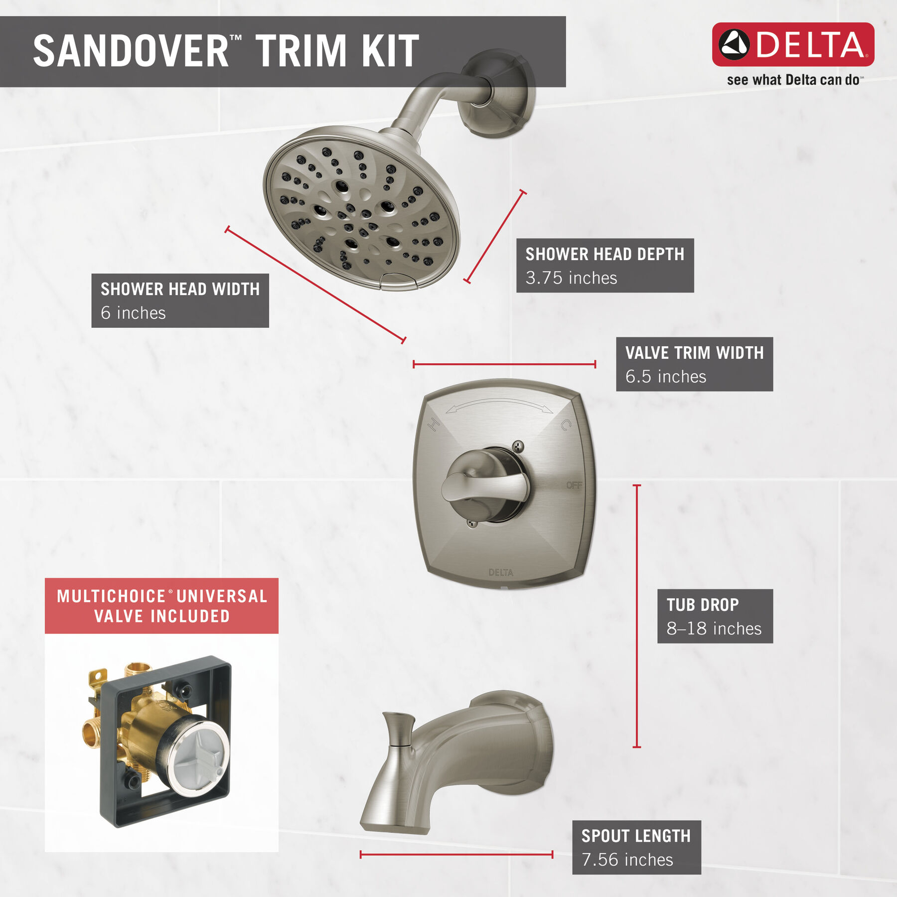 Monitor&reg; 14 Series Tub & Shower Trim