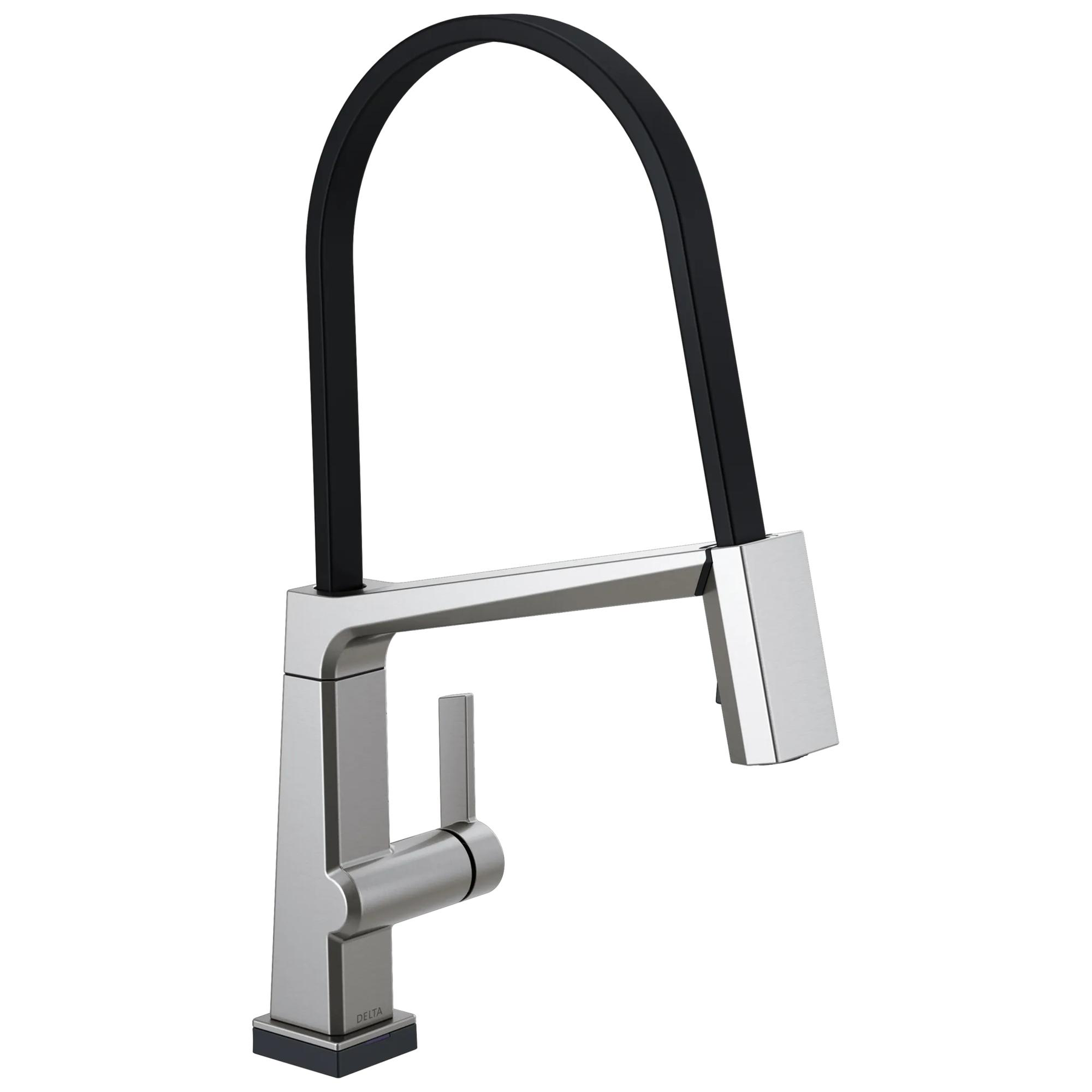 Single Handle Exposed Hose Kitchen Faucet with Touch2O Technology