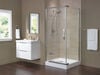 36" x 36" Frameless Shower Enclosure