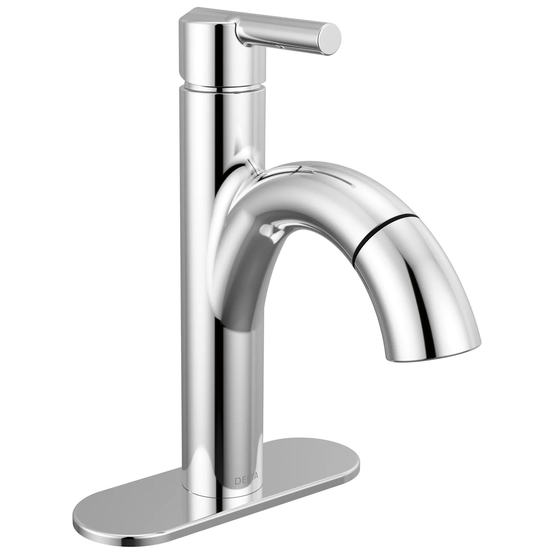 Single Handle Pull-Down Bathroom Faucet