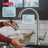 Single Handle Pull-Down Kitchen Faucet with Soap Dispenser and ShieldSpray&reg; Technology