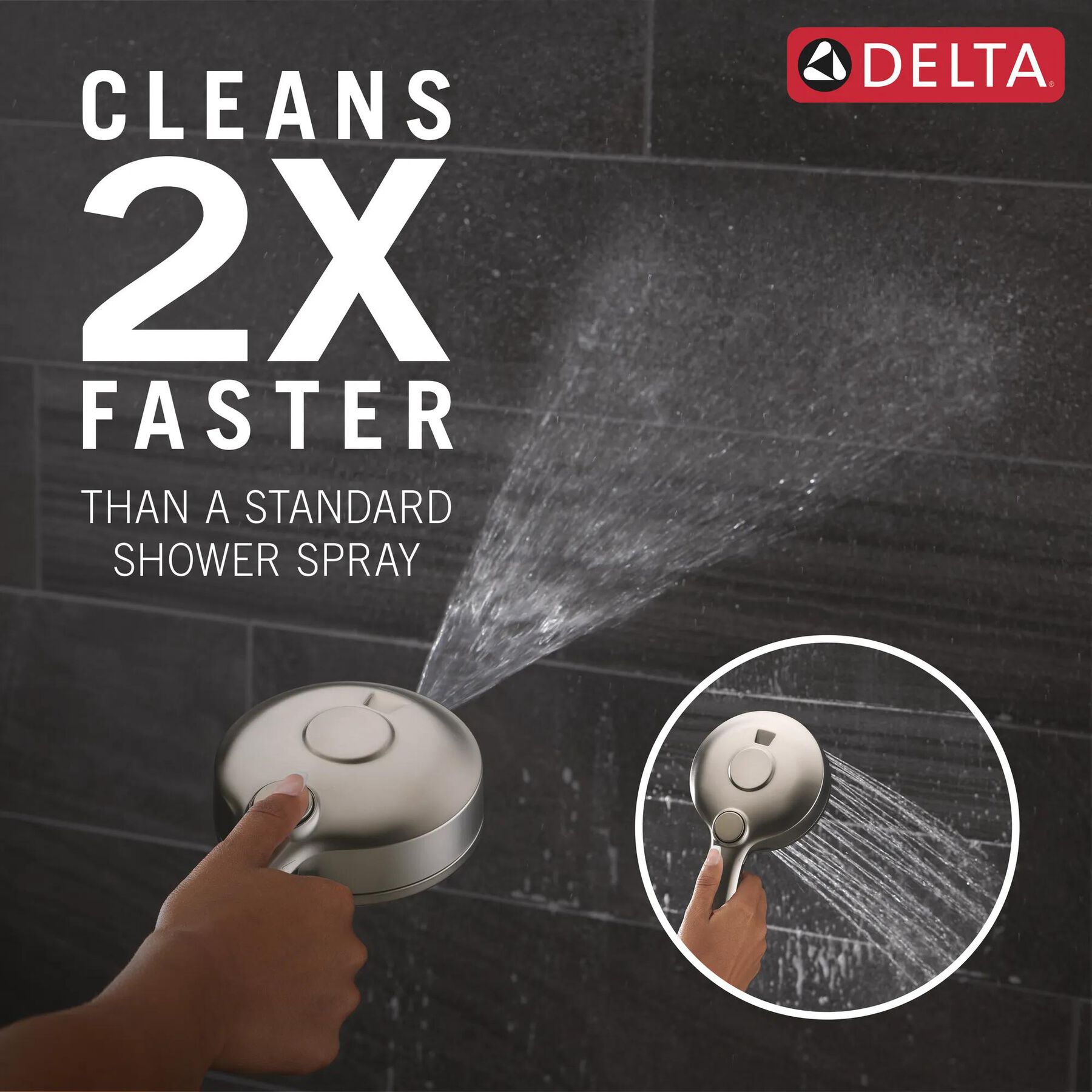 5-Setting HydroRain&reg; with ProClean&reg;