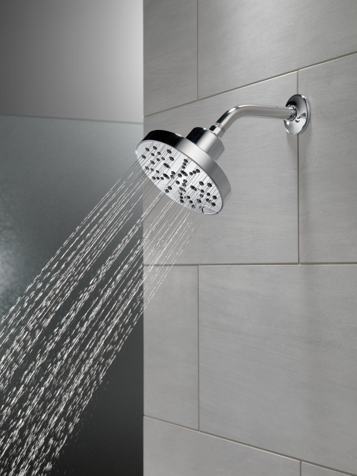 H<sub>2</sub>Okinetic&reg; 5-Setting Contemporary Raincan Shower Head (Recertified)