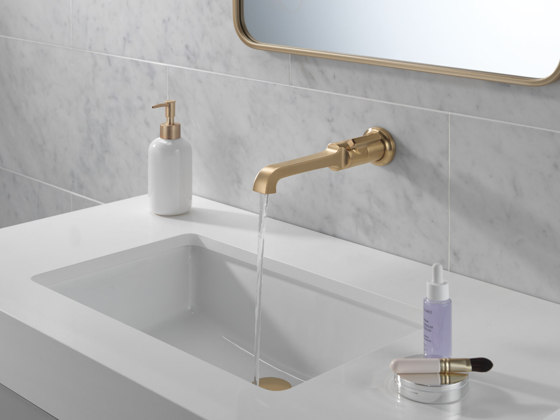 Single Handle Wall Mount Bathroom Faucet Trim