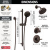 3-Function Custom Shower Bundle with ProClean Hand Shower