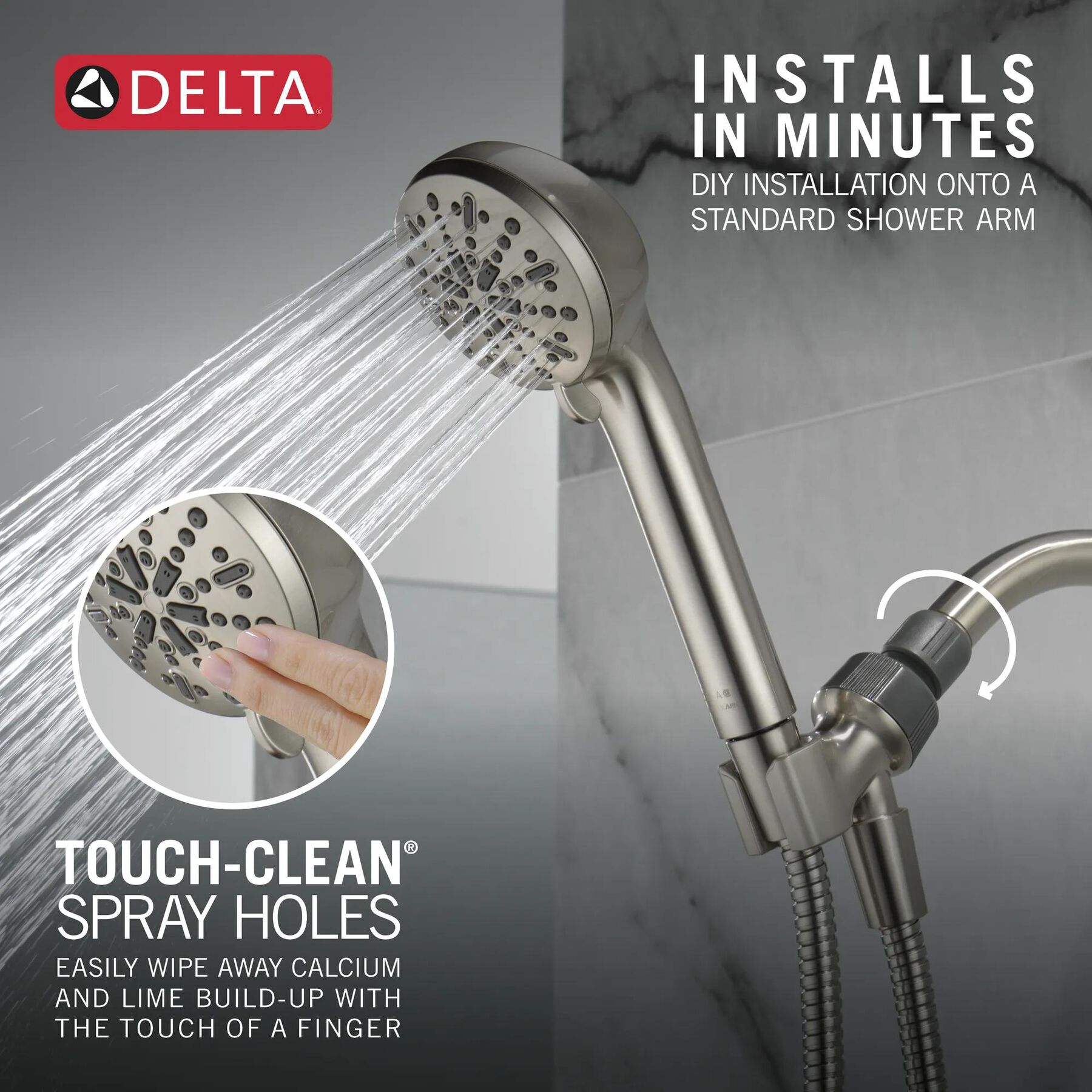 4-Setting Hand Shower