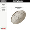 10" Single-Function Raincan Shower Head