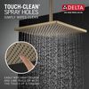 Single-Setting Metal Raincan Shower Head