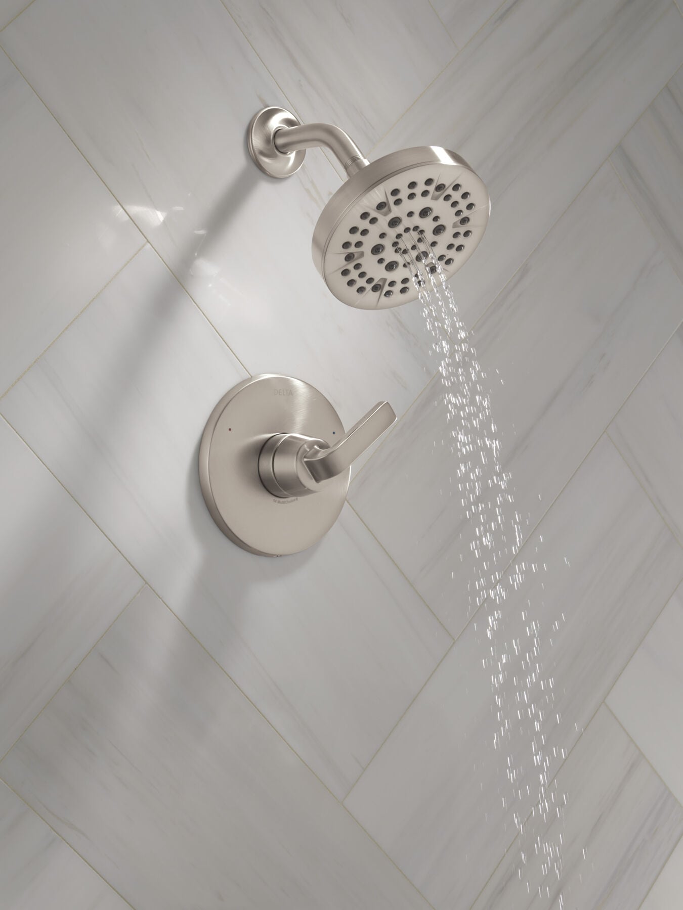 Widespread Lavatory Faucet with 14 Series Shower Trim and Bathroom Accessories Bundle