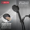 6-Setting Hand Shower with Cleaning Spray