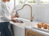 Single Handle Pull-Down Touch<sub>2</sub>O&reg; Technology Kitchen Faucet with Touchless Technology