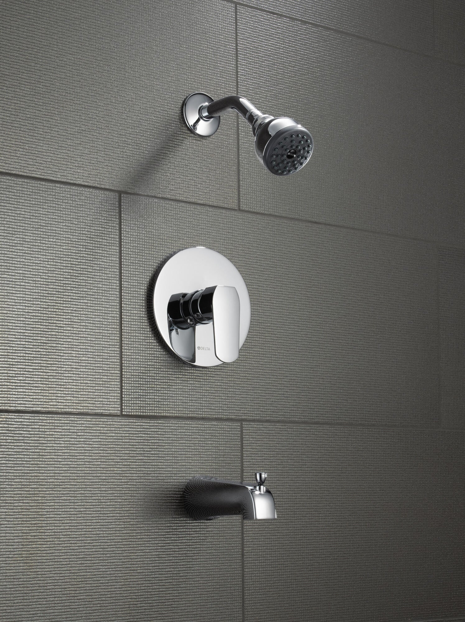 In-Wall Tub and Shower in Chrome 23075 | Delta Faucet