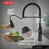Single Handle Pull-Down Spring Kitchen Faucet