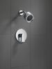 In-Wall Shower Only; with 3F Shower Head Ceramic Valve System
