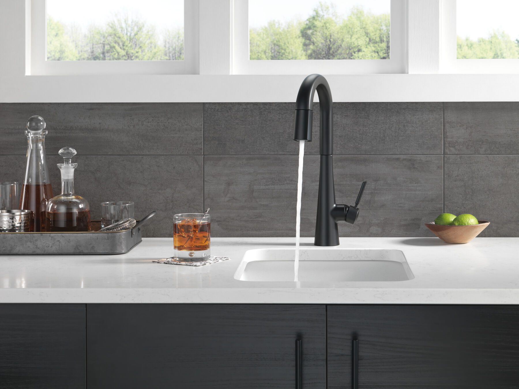 Single Handle Pull-Down Bar/Prep Faucet