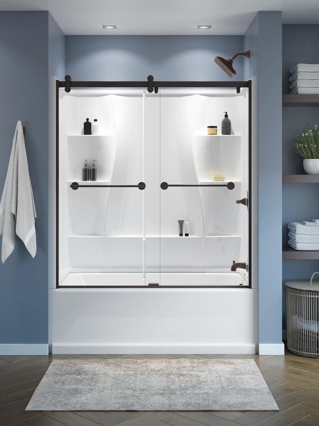 60" x 32" Bathtub - Right Drain