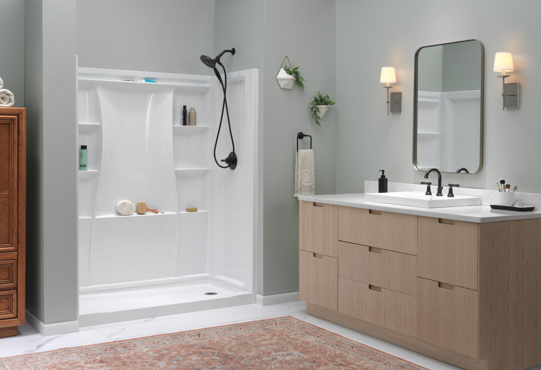 Two Handle Widespread Bathroom Faucet