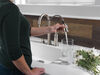 Pull-Down Kitchen Faucet with Soap Dispenser (Recertified)