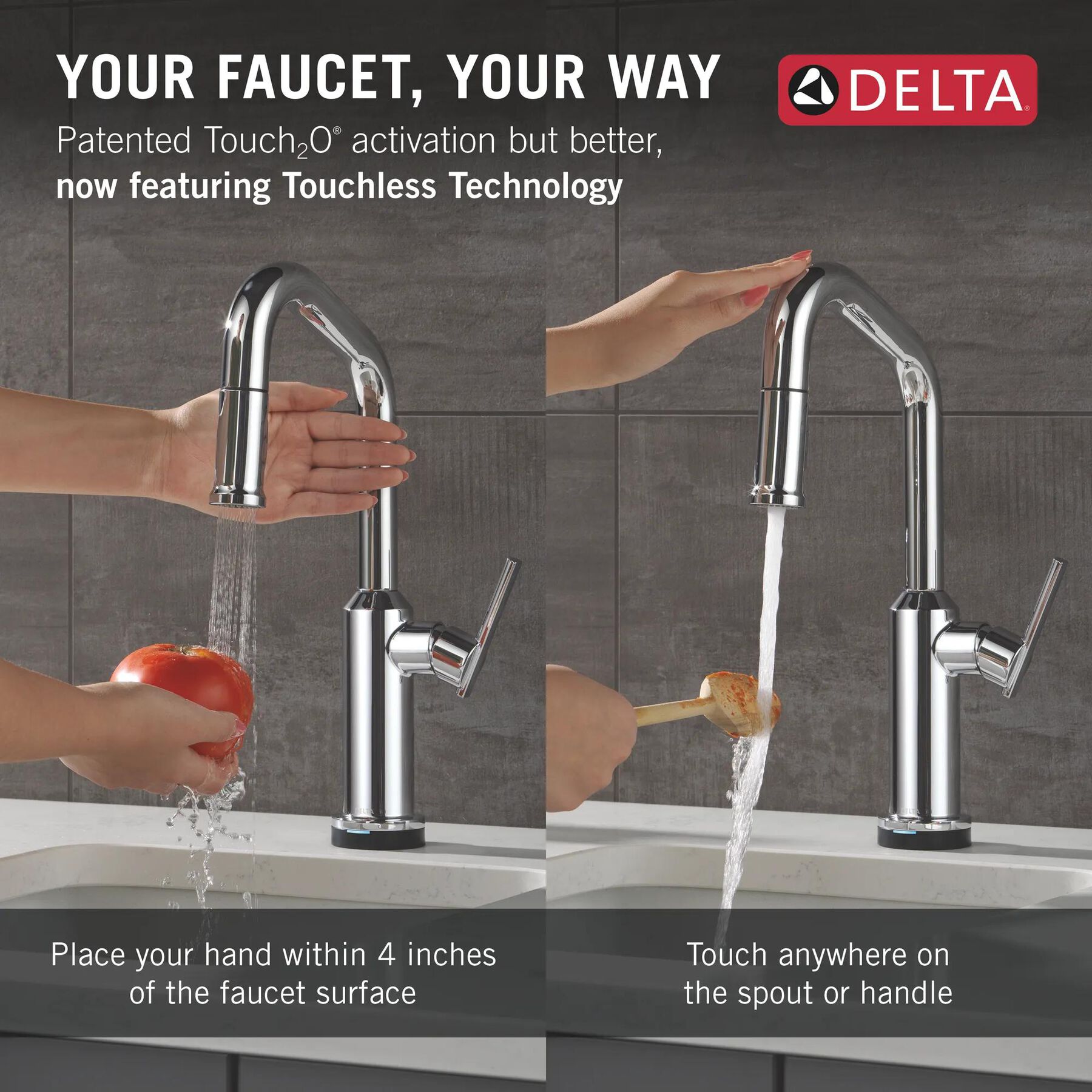 Touch2O&reg; Bar / Prep Faucet with Touchless Technology
