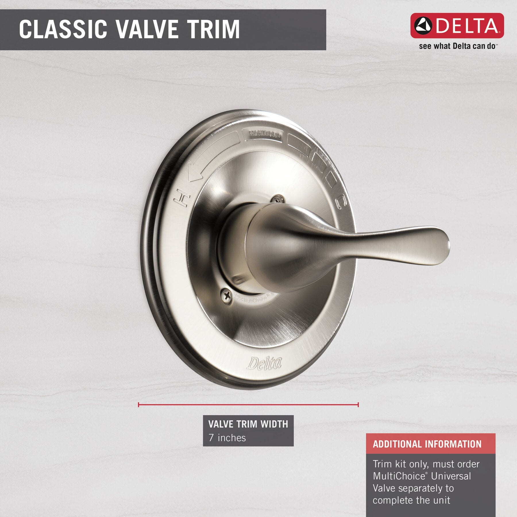 Monitor&reg; 13 Series Valve Only Trim