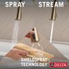 Single Handle Pull-Down Kitchen Faucet with Soap Dispenser and ShieldSpray&reg; Technology (Recertified)