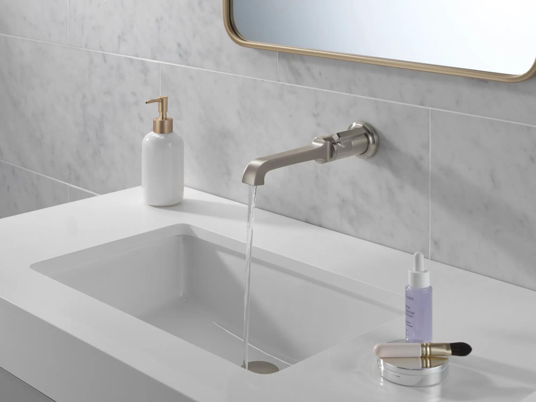 Single Handle Wall Mount Bathroom Faucet Trim