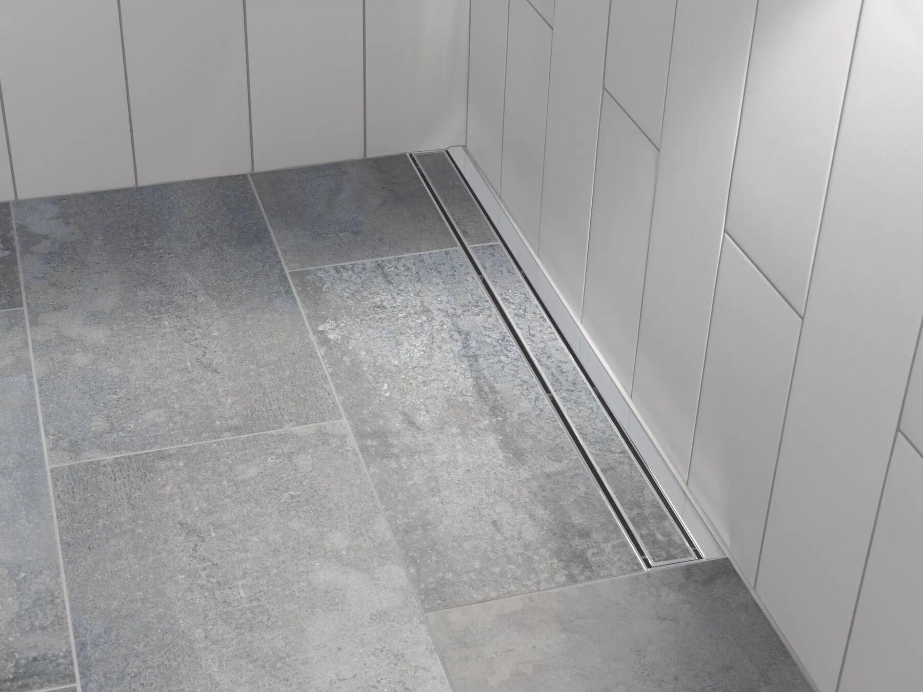 36" Linear Shower Drain Wall Edge