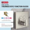 Angular Modern Push-Button Shower