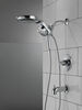 HydroRain&reg; H<sub>2</sub>Okinetic&reg; 5-Setting Two-in-One Shower Head