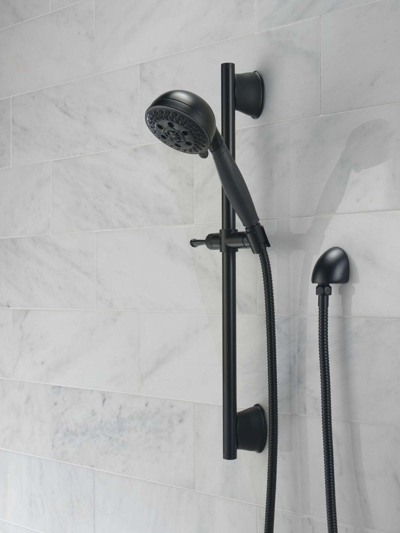 H<sub>2</sub>Okinetic&reg; 5-Setting Slide Bar Hand Shower