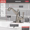 Centerset Bathroom Faucet (Recertified)