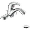 Single-Handle Centerset Lavatory Faucet with Integrated Scald Risk Reduction