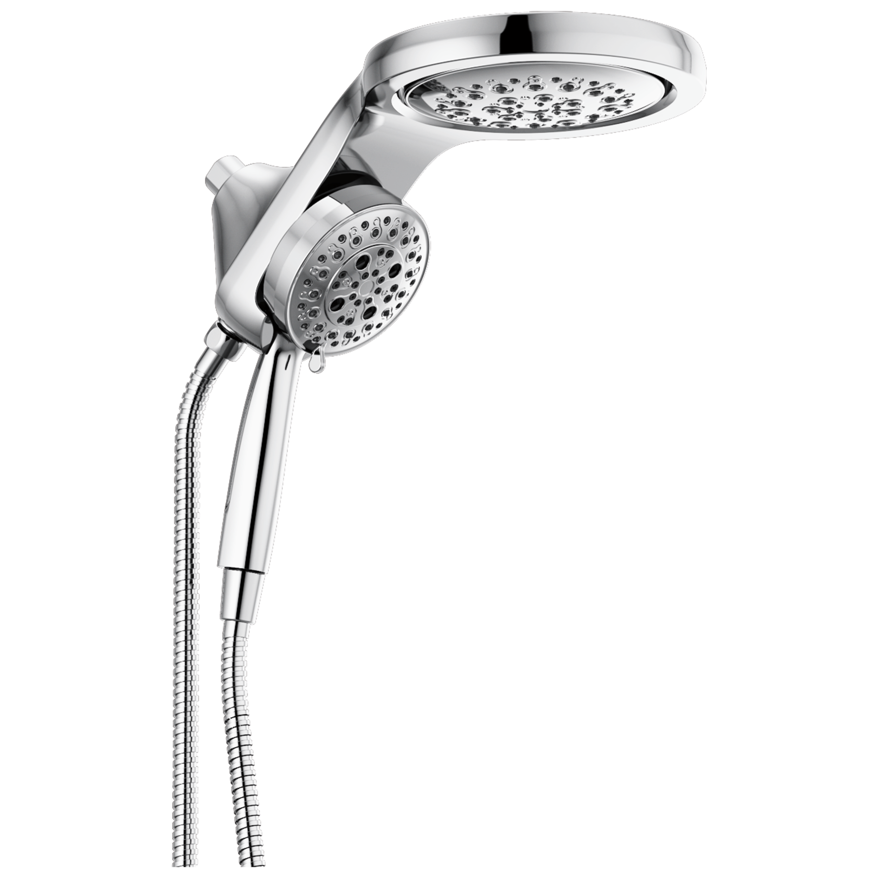 HydroRain&reg; H2Okinetic&reg; 5-Setting Two-in-One Shower Head (Recertified)