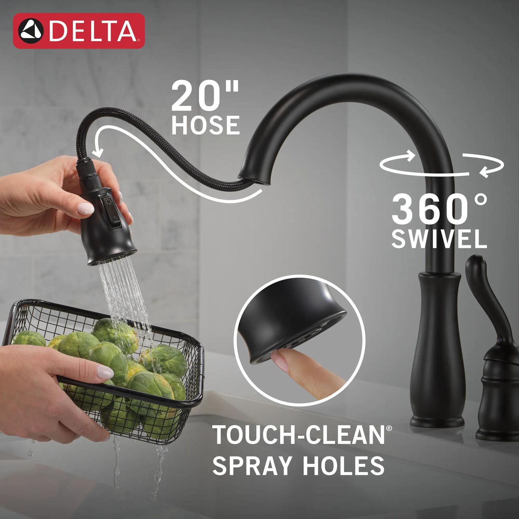 Single Handle Pull-Down Kitchen Faucet