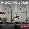 Single-Handle Pull-Down Spring Kitchen Faucet