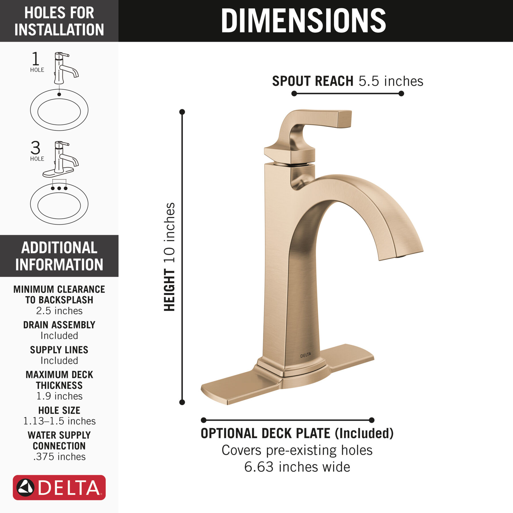 Single Handle Bathroom Faucet