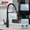 Single-Handle Pull-Down Spring Kitchen Faucet