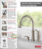 Pull-Down Kitchen Faucet with Soap Dispenser (Recertified)