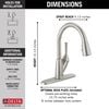 Single Handle Pull-Down Kitchen Faucet (Recertified)