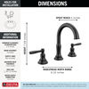 Widespread Lavatory Faucet with 14 Series Shower Trim Bundle