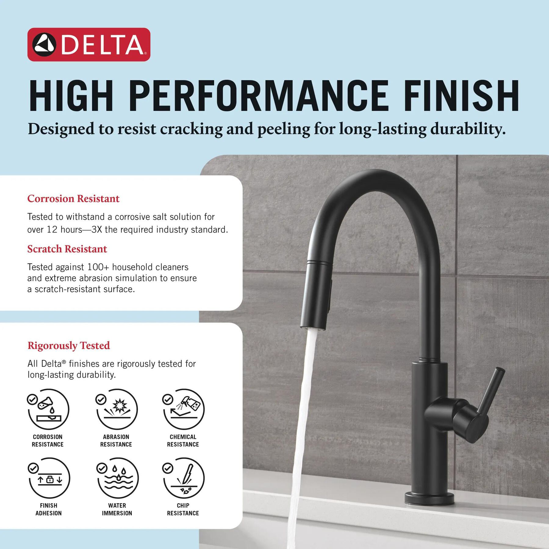 Single Handle Pull-Down Kitchen Faucet