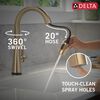 Touch<sub>2</sub>O&reg; Technology Kitchen Faucet with Touchless Technology
